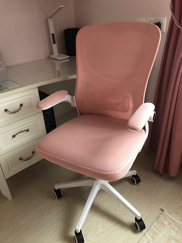 Компьютерное кресло Konfi light gray / blue / white фото покупателя 299