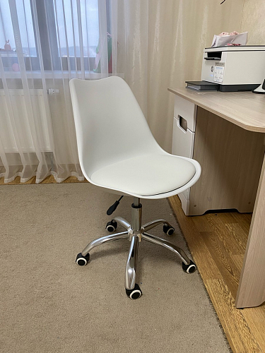 Компьютерное кресло Kolin cappuccino / chrome фото покупателя 143