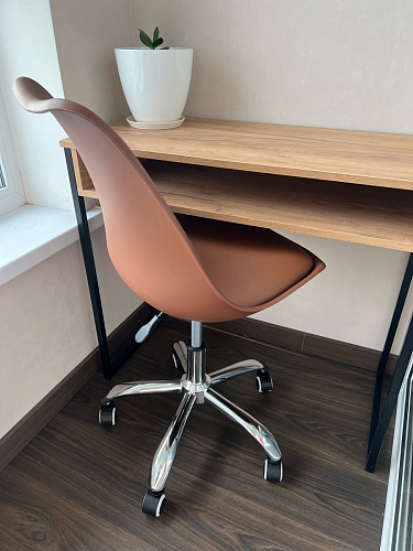 Компьютерное кресло Kolin с подушкой clear / white фото покупателя 87