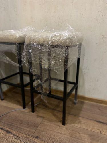 Барный стул Лофт линкольн белый / белый матовый фото покупателя 138