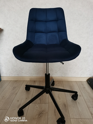 Компьютерное кресло Честер экокожа бежевая / белый фото покупателя 52