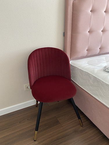 Стул на металлокаркасе Gabi green / black / silver фото покупателя 267