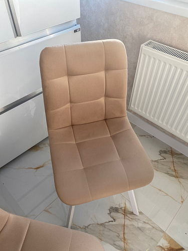 Стул на металлокаркасе Чилли К темно-серый (velutto 32) / черный фото покупателя 550