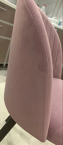 Стул на металлокаркасе Gabi 1 light blue / black / gold фото покупателя 173