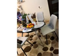 Стул на металлокаркасе Вейв темно-серый / черный фото покупателя 224