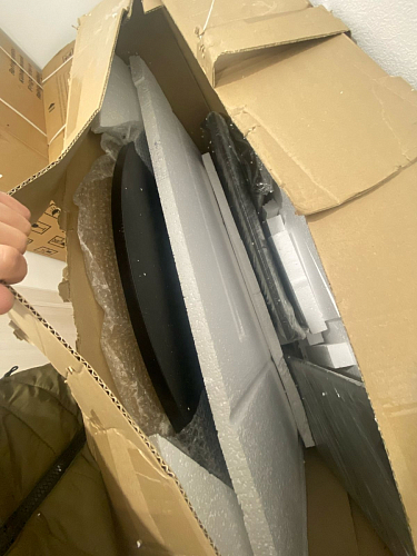 Деревянный стол Барел 89 белый / золото фото покупателя 6