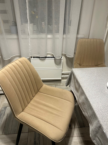 Стул на металлокаркасе Седа К кирпичный / черный фото покупателя 251