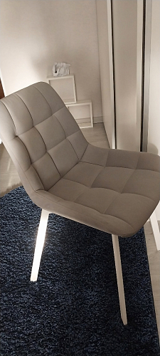 Стул на металлокаркасе Челси темно-серый 996 / черный фото покупателя 28