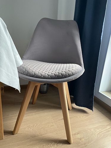 Деревянный стул Bonuss light gray / wood фото покупателя 40