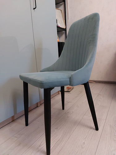 Стул на металлокаркасе Kora gray / black фото покупателя 104