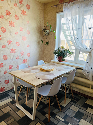 Стол Лота Лофт 120 32 мм бетон / черный матовый фото покупателя 338