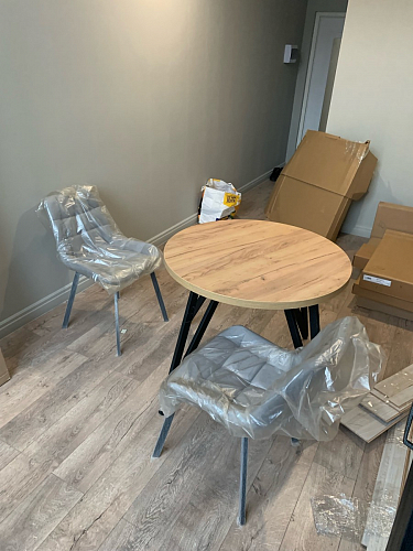 Стул на металлокаркасе Челси бежевый / белый каркас фото покупателя 102