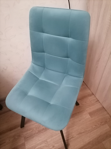 Стул на металлокаркасе Чилли зеленый / черный фото покупателя 1336