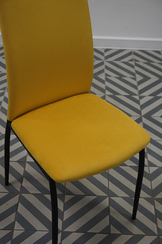 Стул на металлокаркасе Tod light purple / light blue / black из шоурума 3