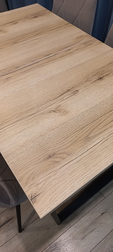 Деревянный стол Лота Лофт 140х80 дуб крафт табачный / черный матовый фото покупателя 191