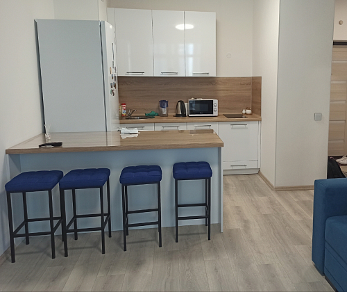 Барный стул Лофт катания минт / белый матовый фото покупателя 289