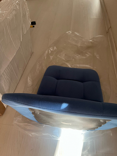 Стул на металлокаркасе Чилли синий / белый фото покупателя 1150