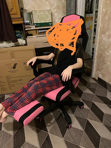 Компьютерное кресло Brun pink / black фото покупателя 8