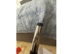 Стул на металлокаркасе Gabi 1 бежевый / черный с серебряными наконечниками фото покупателя 103