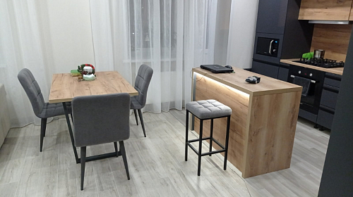 Барный стул Лофт катания минт / белый матовый фото покупателя 118