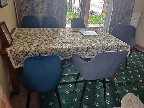 Стул на металлокаркасе Kora gray / black фото покупателя 381