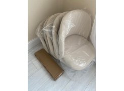 Стул на металлокаркасе Gabi 1 light purple / black фото покупателя 506