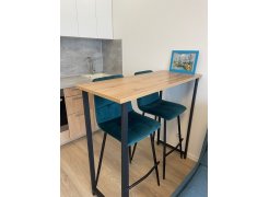 Барная стойка Дилан Лофт 120х60х90 бетон фото покупателя 211