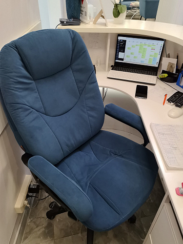 Компьютерное кресло Comfort Lux/Комфорт Люкс черный фото покупателя 87