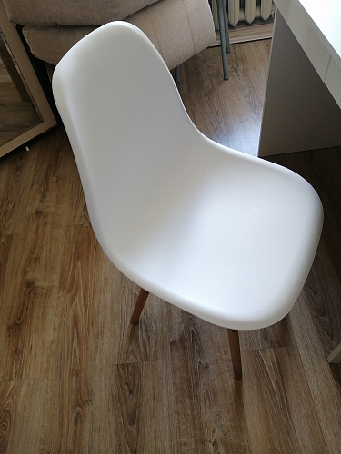 Стул Cindy Eames mod. 001 khaki / natural фото покупателя 360