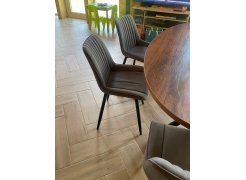 Стул на металлокаркасе Вейв темно-серый / черный фото покупателя 98