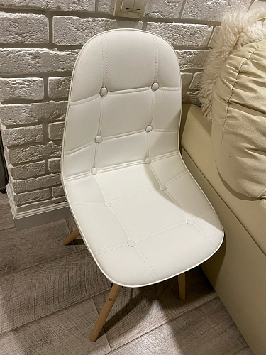 Деревянный стул Kvadro white фото покупателя 1