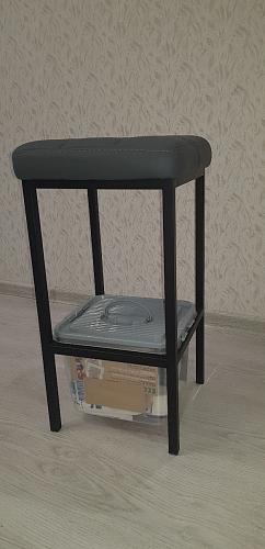 Барный стул Лофт катания лаванда / белый матовый фото покупателя 220