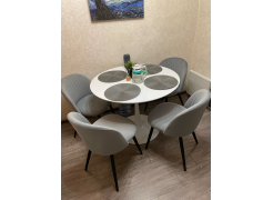 Стул на металлокаркасе Gabi green / black фото покупателя 5