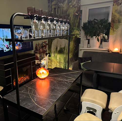 Барный стол Нари 120х50х171 делано / черный матовый фото покупателя 24