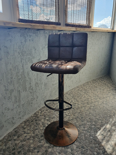 Барный стул Paskal коричневый / черный фото покупателя 10