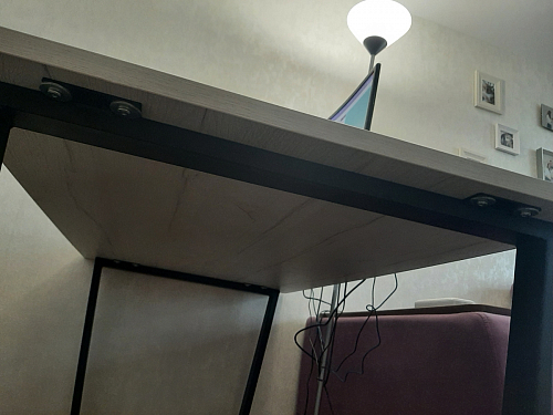 Стол раскладной Лота Лофт 120 25 мм юта / черный матовый фото покупателя 634