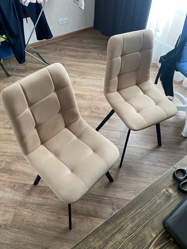 Стул на металлокаркасе Чилли зеленый / белый каркас фото покупателя 239