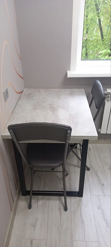 Стол Форли дуб велингтон / черный матовый фото покупателя 2