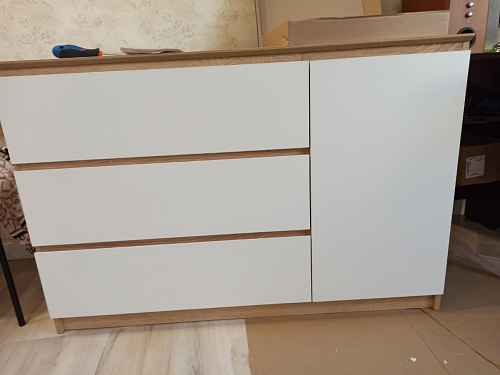 Комод Т-3р белый фото покупателя 9