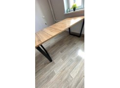 Деревянный стол Лота Лофт 120(160)х75 черный матовый / бетон светлый фото покупателя 111