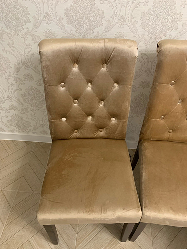 Стул Amelia white / fabric tiffany фото покупателя 13