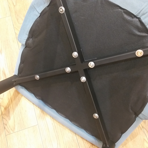 Стул на металлокаркасе Kora dark gray / black фото покупателя 163