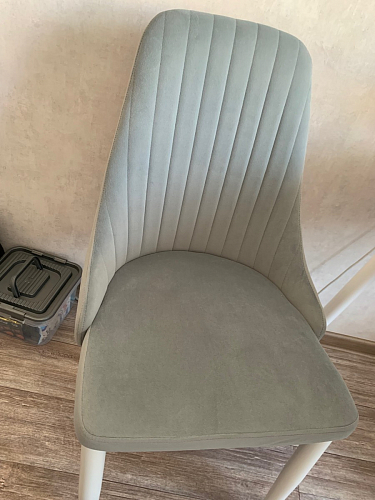 Стул на металлокаркасе Kora dark gray / black фото покупателя 262