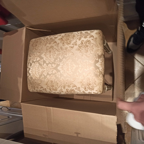 Банкетка Беттино белый / бежевый фото покупателя 3