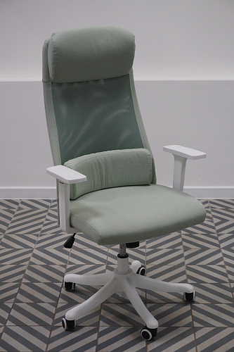 Компьютерное кресло Salta gray / white из шоурума 2