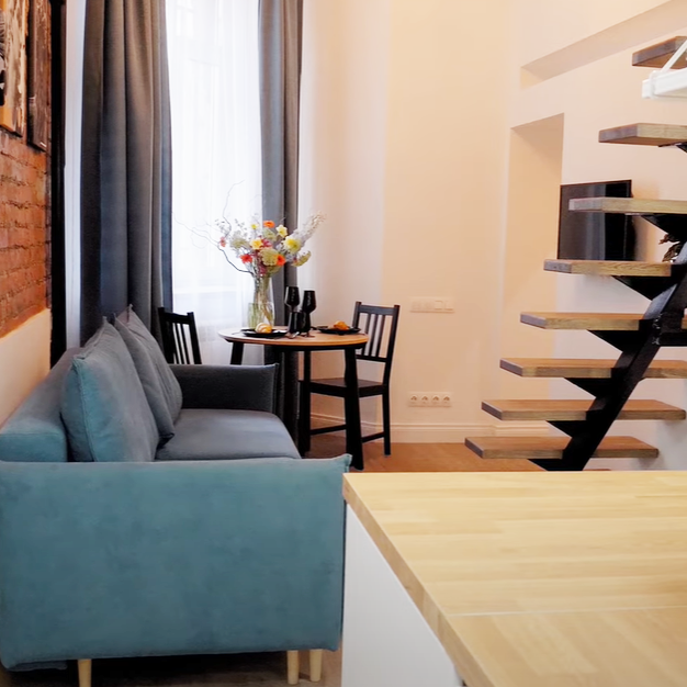 Двухуровневая квартира 39 м. Рум-тур от дизайнера Ольги Березы