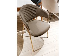 Стул на металлокаркасе Avatar синий из шоурума 4