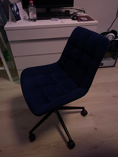 Компьютерное кресло Честер зеленый / черный фото покупателя 57