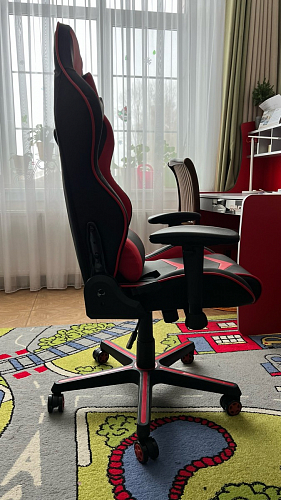 Компьютерное кресло Racer черное / оранжевое фото покупателя 127