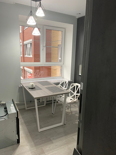 Деревянный стол Лота Лофт 120х75 белый матовый / дуб крафт золотой фото покупателя 302